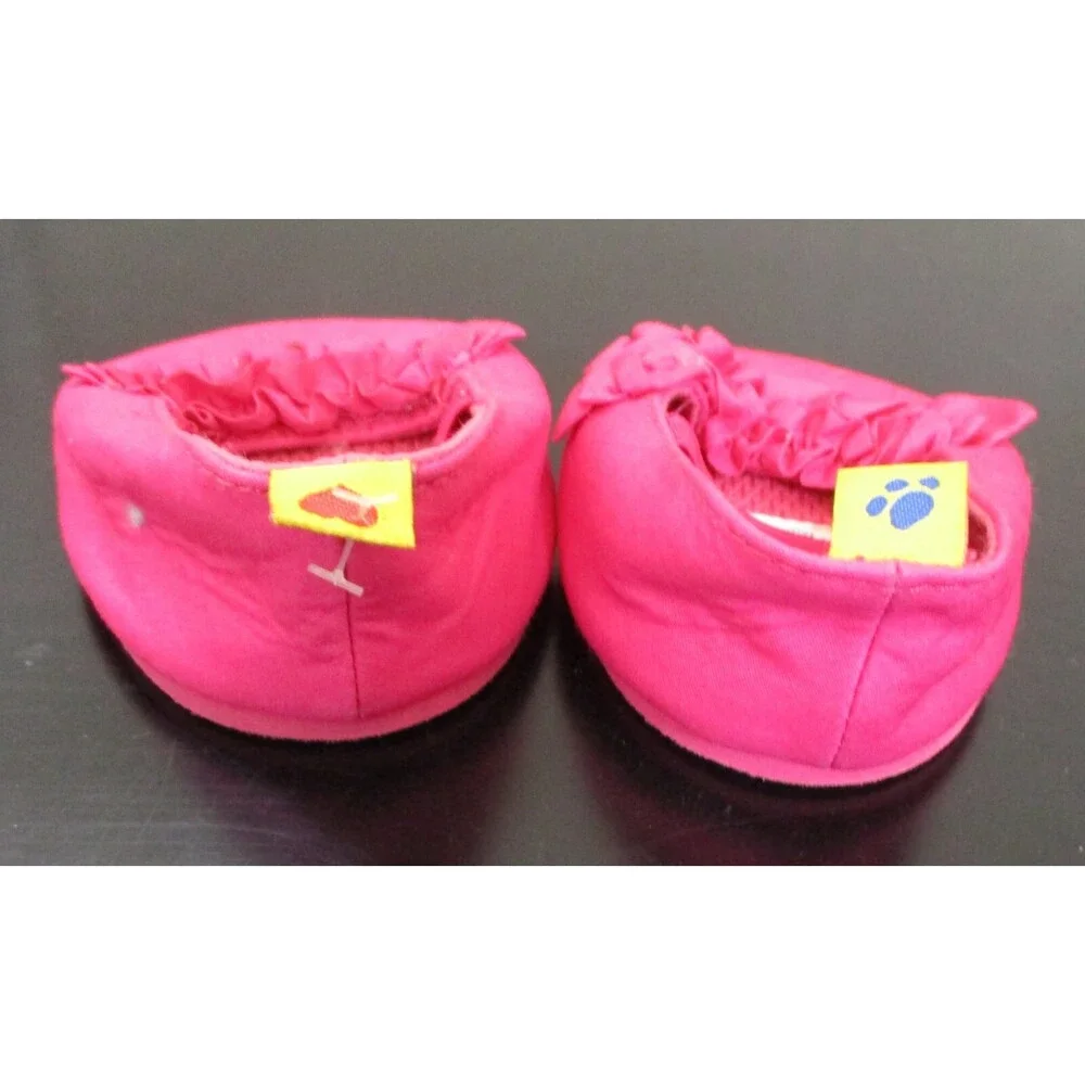 Build A Bear Workshop Fuchsia Pink Ruffle Slip On Shoes